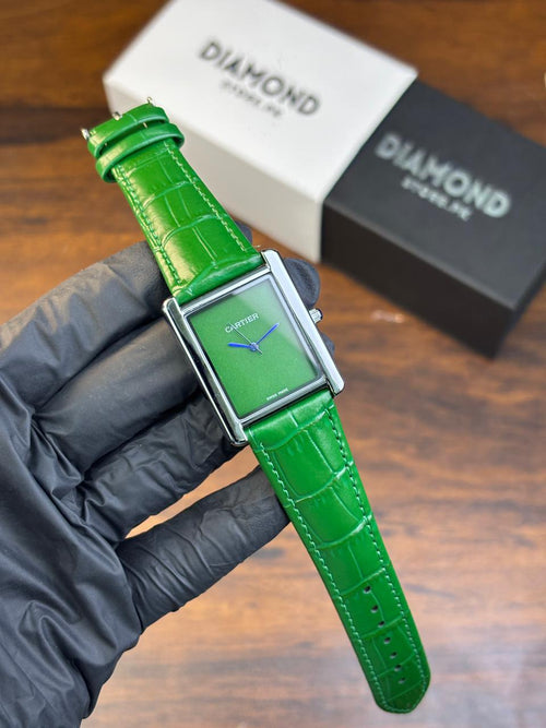 Cartier Tank – Green with Green Dial