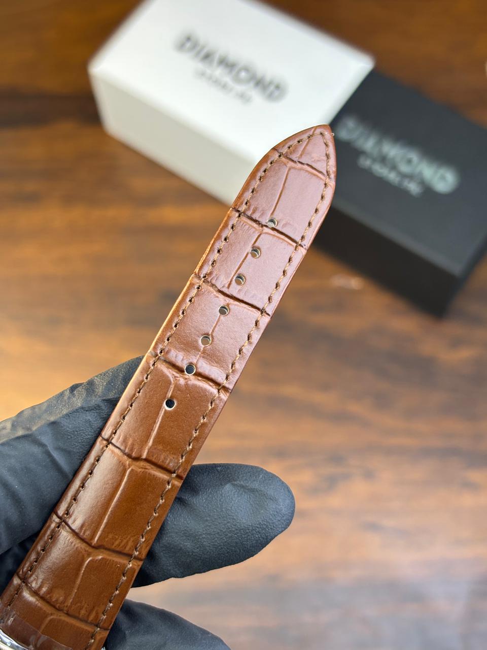 Cartier Tank – Brown with Black Dial