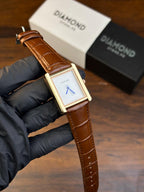Cartier Tank – Brown with Plan White Dial