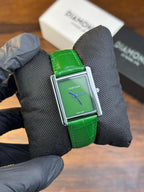 Cartier Tank – Green with Green Dial