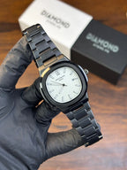 Patek Philippe Luxury Watch – Classic Full Black - White Dial